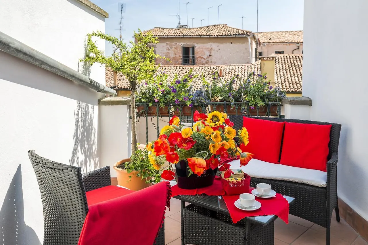 Elegant Terrace Apartment Near Piazza San Marco Last Floor No Lift Venedik İtalya